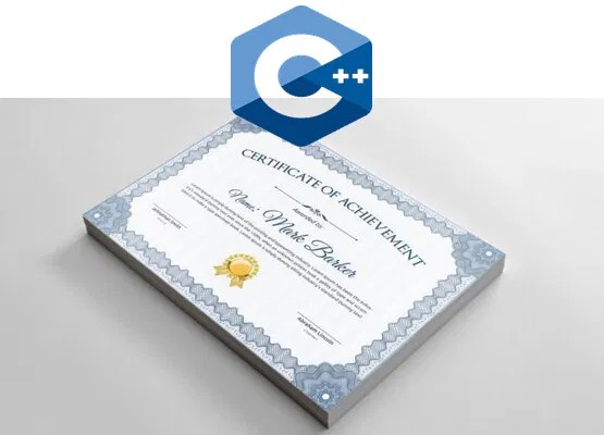 C++ dasturlash kursi sertifikati